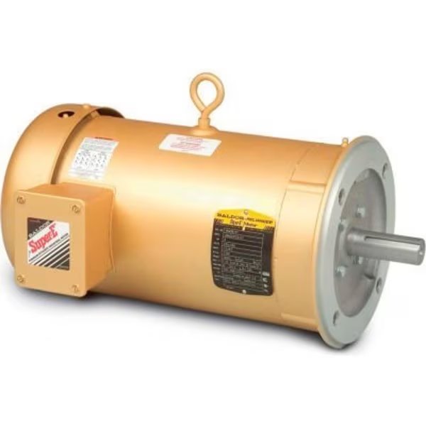 Baldor-Reliance 3-Phase Motor, VEM3615T-5, 5 HP, 1760 RPM, 184TC Frame, C-Face Mount, TEFC, 575 Volts, Baldor-Reliance, Mfr#: VEM3615T-5